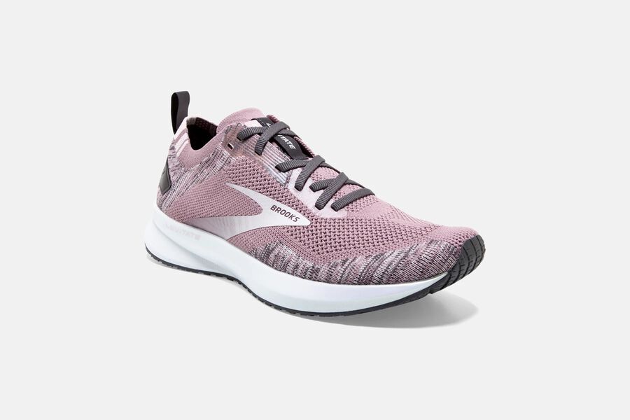 Levitate 4 Road Brooks Running Shoes NZ Womens - Pink/White - NHSGQZ-671